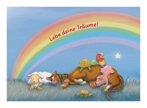 Postkarte: Lebe deine Träume